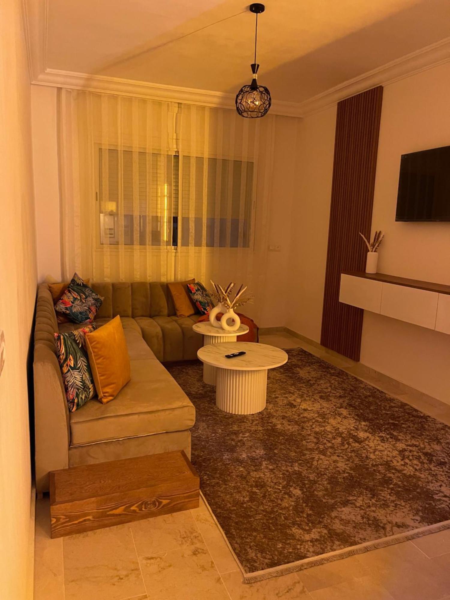 Elegant Appartement Avec Un Acces Piscine Jardin Parking Sous-Sol Et Wifi Haut Debit Fibre Optique Tangeri Esterno foto